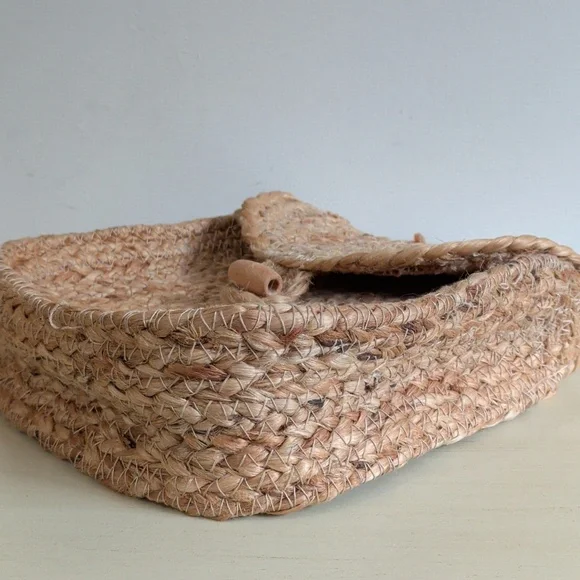 NWT Next Raffia Straw Shoulder Bag - Picture 9 of 11